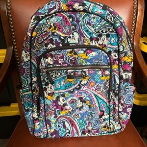 Disney Multicolor Vera Bradley Paisley Backpack